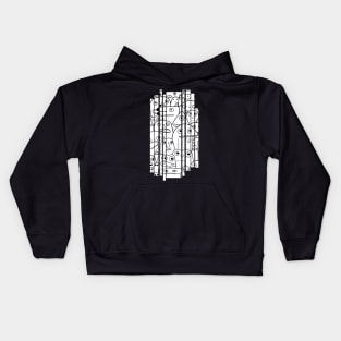 Doodle artwork Kids Hoodie